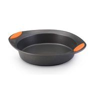 Rachael Ray Oven Lovin' Non-Stick 9" Square Cake Pan, Orange