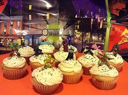 Nickelodeon Teenage Mutant Ninja Turtles Deluxe Figure Set of 12 Cake Toppers Cupcake Toppers Party Decorations