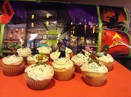 Nickelodeon Teenage Mutant Ninja Turtles Deluxe Figure Set of 12 Cake Toppers Cupcake Toppers Party Decorations N2