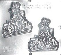 Motorcycle Bunnies Chocolate Candy Mold Easter 815