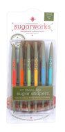 Innovative Sugarworks Mini Soft Tip Sugar Shapers Cake Decorating Tools (6 Pack), Light Gray