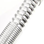 uxcell Plastic Bathroom Washing Machine Washer Drain Hose Pipe Silver Tone N2
