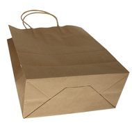 Bright Paper Party Gift Bags With Handles Birthday Wedding Loot Candy Shopping Retail Bag Pouches - Brown, 22... N31