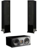 Martin Logan Motion 60XT Black Floorstanding Speakers with Motion 30 Black Center Channel Speaker