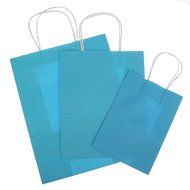 Bright Paper Party Gift Bags With Handles Birthday Wedding Loot Candy Shopping Retail Bag Pouches - Brown, 22... N38