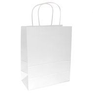 Bright Paper Party Gift Bags With Handles Birthday Wedding Loot Candy Shopping Retail Bag Pouches - Brown, 22... N39