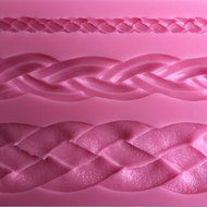 Karen Baking Three Kinds Rope Shape 3D Silicone Cake Mold For Cake Fondant Decorating N3