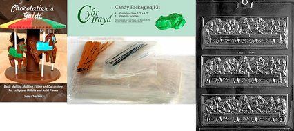 Cybrtrayd R022 Last Supper Bar Chocolate Candy Mold with Exclusive Cybrtrayd Copyrighted Chocolate Molding Instructions... N4