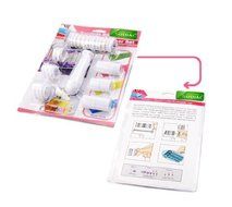 TOOGOO(R) Fondant Ribbon Cutter Roller Embosser Cake Becorating N7