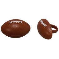 Football Cupcake Rings - 24 pc