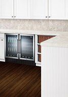 Summit SWC1840 3.3 cu. ft. Capacity Built-In Wine Cooler with Factory Installed Lock Digital Thermostat Digital... N2
