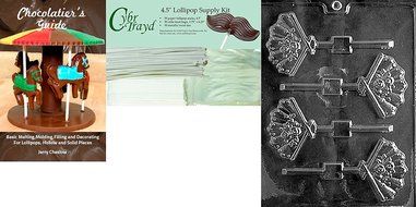 Cybrtrayd W030 Fan Lolly Wedding Chocolate Candy Mold N4