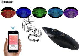 LingShuo Wireless Mini Bluetooth Devil Rays Design Colorful LED Speaker with Super Bass Touch Control Stereo Support... N2