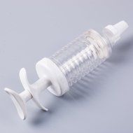 Cake Decorating Tool Set with 8 Nozzles White Cake Nozzles Piping Syringe Baking Supplies N5