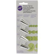 Wilton 418-4567 4-Piece Borders Tip Set N2