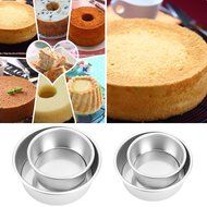 UniqueBella 6 Inch Cake Baking Tin Pan Mould Mold Box Round Deep Loose Base Removable Bottom Anodized Aluminum N2