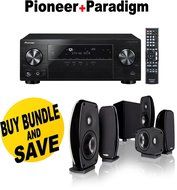 Pioneer VSX-830-K 5.2-Channel AV Receiver with Built-In Bluetooth and Wi-Fi (Black) + Paradigm Cinema 100 CT Bundle