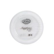 Lillian Tablesettings 40 Count Magnificence Plastic Plates, 7.5", Pearl N3