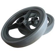 A.W. Perkins 41057S 12 Inch Rear Wheels For RoVac 3 Motor Vacuum, 1 Pair