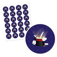 Magic - Cupcake Picks with Stickers - Party Cupcake Toppers - 12 Count N2