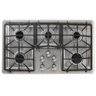 GE PGP966SETSS Profile 36" Stainless Steel Gas Sealed Burner Cooktop