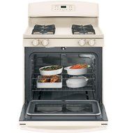 GE JGB635DEKCC 30" Freestanding Gas Range in Bisque N4