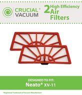 Crucial Vacuum 2 Neato Vacuum XV-11 Filters Fits Neato XV-11 XV11 All Floor Robotic Vacuum Cleaner System, Compare...