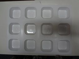 CK Products 49-850 Plastic Square Muffin Pan, White