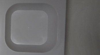 CK Products 49-850 Plastic Square Muffin Pan, White N2