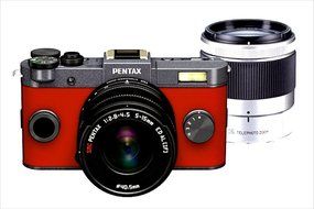 Pentax PENTAX Q-S1 02, 06 Zoom Kit (Gunmetal) 12.4MP Mirrorless Digital Camera with 3-Inch LCD (Gunmetal)