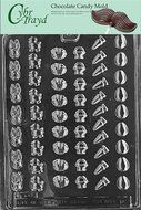Cybrtrayd E142 Tiny Pieces Chocolate/Candy Mold with Exclusive Cybrtrayd Copyrighted Chocolate Molding Instructions
