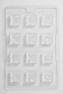 Cacao Zodiac Signs Chocolate Mould 12 Cavity