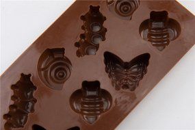 8 Cavity Insect Cake Mold Food Grade Baking Mold Butterfly Bee N6