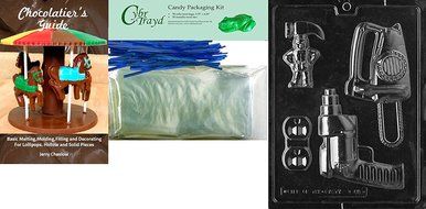 Cybrtrayd D085 Power Tools for Specialty Box Chocolate Candy Mold with Exclusive Cybrtrayd Copyrighted Chocolate... N4