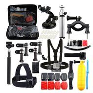 HEARTFEEL 40-In-1 Sport Accessory Kit Suction cup Carring Case for GoPro Hero4 Session Hero 3 3+ 4 SJ4000 5000... N6