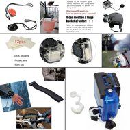 YFY 26-In-1 Basic Outdoor Sports Accessories Kit for GoPro Hero Cameras,SJ Cam, Xiaomi Yi,Sport Acion Camera N7