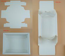 Bestblue 10 Sets of Boxes for 10 Macarons chocolate biscuit cake box Macarons boxes