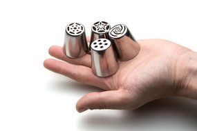 12PCS/Set Cake Decorating Tips Nozzles with Storage Box - Pastry Frosting Icing Russian Piping Tips - Sugarkraft... N5
