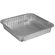 Handi Foil Aluminum Square Cake Container, 8 inch -- 500 per case. N3