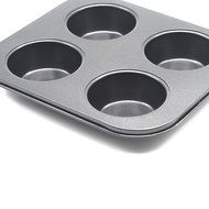 Wenwins 4 Cup Muffin Pans-baking cups-Non Stick Bakeware for Muffins N4