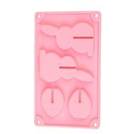 Ckeyin 2pcs Rabbit Shaped Mold Silicone Chocolate Mold Biscuits Fondant Baking Tools N4