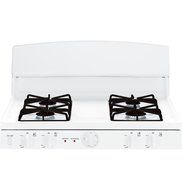GE JGB450DEFWW 30" White Gas Sealed Burner Range - Convection N3