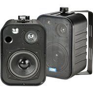 NEW 5" 40-Watt 3-Way Outdoor Patio Speakers - Black (Home Audio Video)