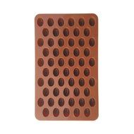 Fanhesheng Coffee Beans Chocolate Candy Ice Cube Cake Decoration Silicone Bakeware Mould N5