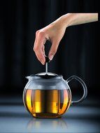 Bodum Assam Shiny Tea Press With Stainless Steel Filter 1L / 34oz N4
