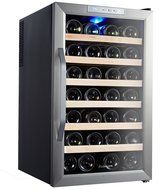 Kalamera 28 Bottle Stainless Steel Freestanding Wine Refrigerator N2