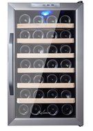 Kalamera 28 Bottle Stainless Steel Freestanding Wine Refrigerator N3
