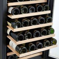 Kalamera 28 Bottle Stainless Steel Freestanding Wine Refrigerator N5