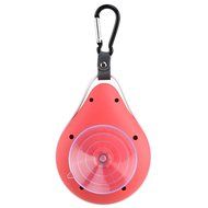 AGPtek&reg; Waterproof Mini Wireless Shower Mic Speaker with Built-in Suction Cup &amp; snap hook, 6hrs of Playtime (Red) N4