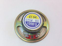 ces 2.25" ROUND POLY CONE SPEAKER WEATHER RESISTANT .5 OZ MAGNET .5WATT @ 8 OHMS (5 PAIRS) N4
